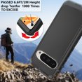 thumbnail image 3 of Asuwish Phone Case Compatible with Google Pixel 9 Pro XL/Pixel 10 Pro XL Hybrid Rugged Shockproof Hard Protective Drop Proof Full Body Heavy Duty Mobile Cell Cover for Pixel 10ProXL Women Men Black, 3 of 7