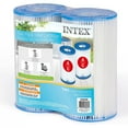 thumbnail image 4 of Intex 530 GPH Above Ground Pool Filter Pump with A/C Filter Cartridge, Easy Installation (2 Pack), 4 of 12