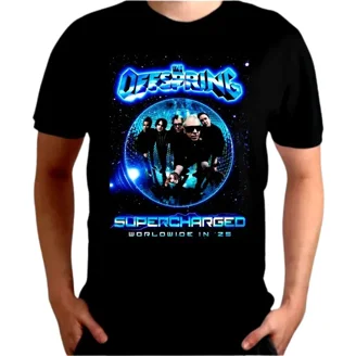 THE OFFSPRING ロゴ Tシャツ ダークブルー Amazon.com: The Offspring Supercharged (Neon Blue) T-Shirt