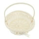 thumbnail image 2 of ColoMX Cesta de almacenamiento de mimbre de plástico, cestas de flores, cesta decorativa para almacenamiento de ropa, 2 of 7
