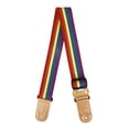 thumbnail image 1 of MYG Sangle de Guitare Ukulélé Colorée Coton Sangle d'Épaule Réglable Maintien Médiator de Guitare, 1 of 9