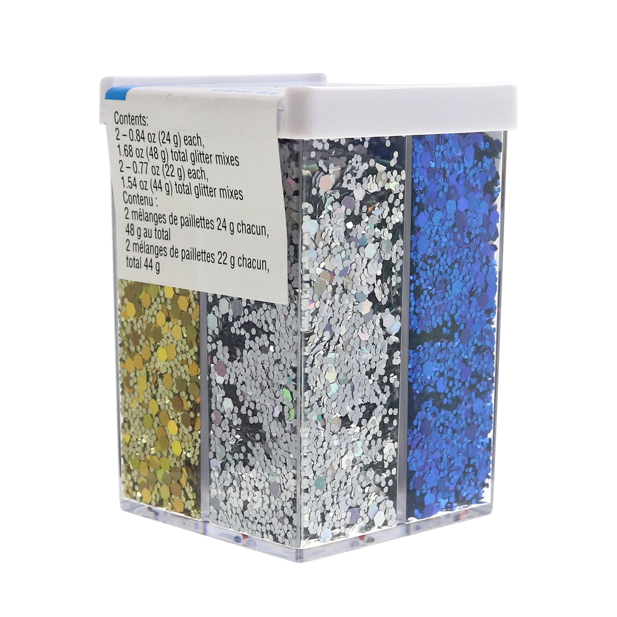Primary Colors Glitter Set by Creatology – Assorted Classic Glitter for Paper Crafts - DIY Projects & Decorations - 12 Pack