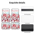 thumbnail image 5 of Salouo Christmas for Car Floor Mat Set of 4–Car Carpet Mats - Car Mats with Anti-Slip Backing & Driver Heel Pad Universal Fit for Cars, Trucks, SUVs, and Vans, 5 of 6