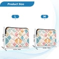 thumbnail image 4 of FORMRS 15-15.6 inch Laptop Sleeve Case Soft Carrying Quilted Computer Bag Cover, Pink Abstract Pattern, 4 of 7
