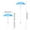 C-1C Home Decor, variant on karymi Plant Umbrella for Outdoor Plants Adjustable Sun Protection Umbrella Garden Umbrella for Planters Potted Plants Shade Cover for Planter Pot Bedroom Decor