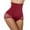Red, variant on Women High Waist Body Shaper & Butt Lifter with Tummy Control and Slim Waist Panty Trainer Black XXL