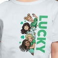 thumbnail image 3 of Barbie - St. Patrick's Day Lucky - Toddler And Youth Girls Short Sleeve Graphic T-Shirt, 3 of 5