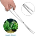 thumbnail image 5 of Nuevo producto, kit de herramientas de acero inoxidable para acuarios, pinzas, tijeras, espátula, juego de paisajismo acuático para pecera de acuario, 5 of 5