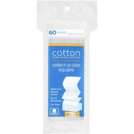 US Cotton Select-A-Size Square 60ct
