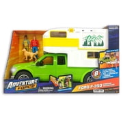 Adventure Force Ford F-350 Camping Adventure Vehicle Play Set, 8 Pieces