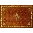 thumbnail image 1 of Ahgly Company Indoor Rectangle Persian Yellow Traditional Area Rugs, 2' x 5', 1 of 4
