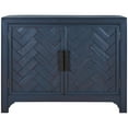 thumbnail image 5 of ENYOPRO Sideboard Buffet Table, Vintage Buffet Cabinet with Storage, Adjustable Shelf Wood Console Table, 2 Doors Small Hallway Entry Table, 40" Blue Accent Cabinets for Living Room, Bedroom, JA3982, 5 of 11