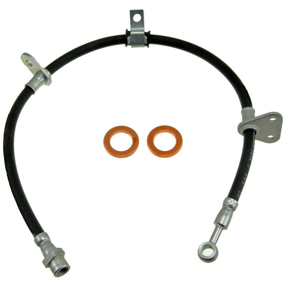 Dorman H38389 Front Passenger Side Brake Hydraulic Hose for Specific Honda Models Fits select: 1986-1987 HONDA ACCORD, 1988-1989 HONDA ACCORD LX