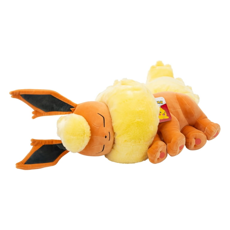 Pokémon Flareon Sleeping Plush - 18-inch Premium Plush in Sleeping Pose