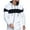White, variant on Hoodies For Men Men's Sweater Color Block Hooded Sports Casual Sweater Red M JE
