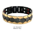 thumbnail image 6 of Men Bracelet Magnetic Alloy Durable Detachable Therapy Bracelet Daily Jewelry, 6 of 7