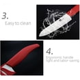 thumbnail image 3 of MYVIT Kitchen Chef Knife 6-inch Rust Proof Stain Resistant Ceramic Knife with Cover, 3 of 6