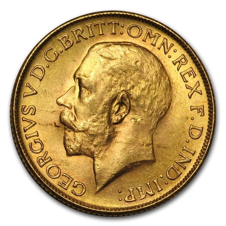 1928 South Africa Gold Sovereign George V BU
