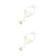 thumbnail image 2 of Jumpingount Aleación anillo ajustable mano arnés cadena mujer chica mano joyería oro 2piezas, 2 of 6