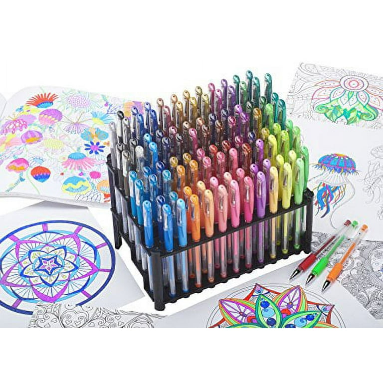 Gelwriter Premium Gel Pens with Stadium Stand, 100ct