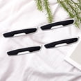 thumbnail image 2 of Miangastore 4Pcs Universal Car Door Anti Scratch Strip Corner Protector Bumper Strip Guard Black, 2 of 8