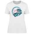 thumbnail image 1 of The Waves Are Waiting, Surf Love Tee Women's -Image by Shutterstock, 1 of 2