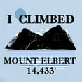 thumbnail image 2 of CafePress - I Climbed Mount Elbert Infant Bodysuit - Baby Light Bodysuit, Size Newborn - 24 Months, 2 of 4