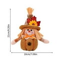 thumbnail image 3 of SHIMELE Harvest Season Scarecrow Doll Pendant Mini Pumpkin Decorations Sunflower Maple Leaf Fall Ornaments for Thanksgiving Home Decor, 3 of 6