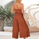thumbnail image 5 of Mono de una pieza para mujer estilo bohemio pierna ancha sin mangas ajuste holgado traje de vacaciones FLhrweasw Nuevo, 5 of 7