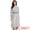 White, variant on DARING DIVA Women's Pleated Puff Half Sleeve Crew Neck A-Line Office Dresses XS White