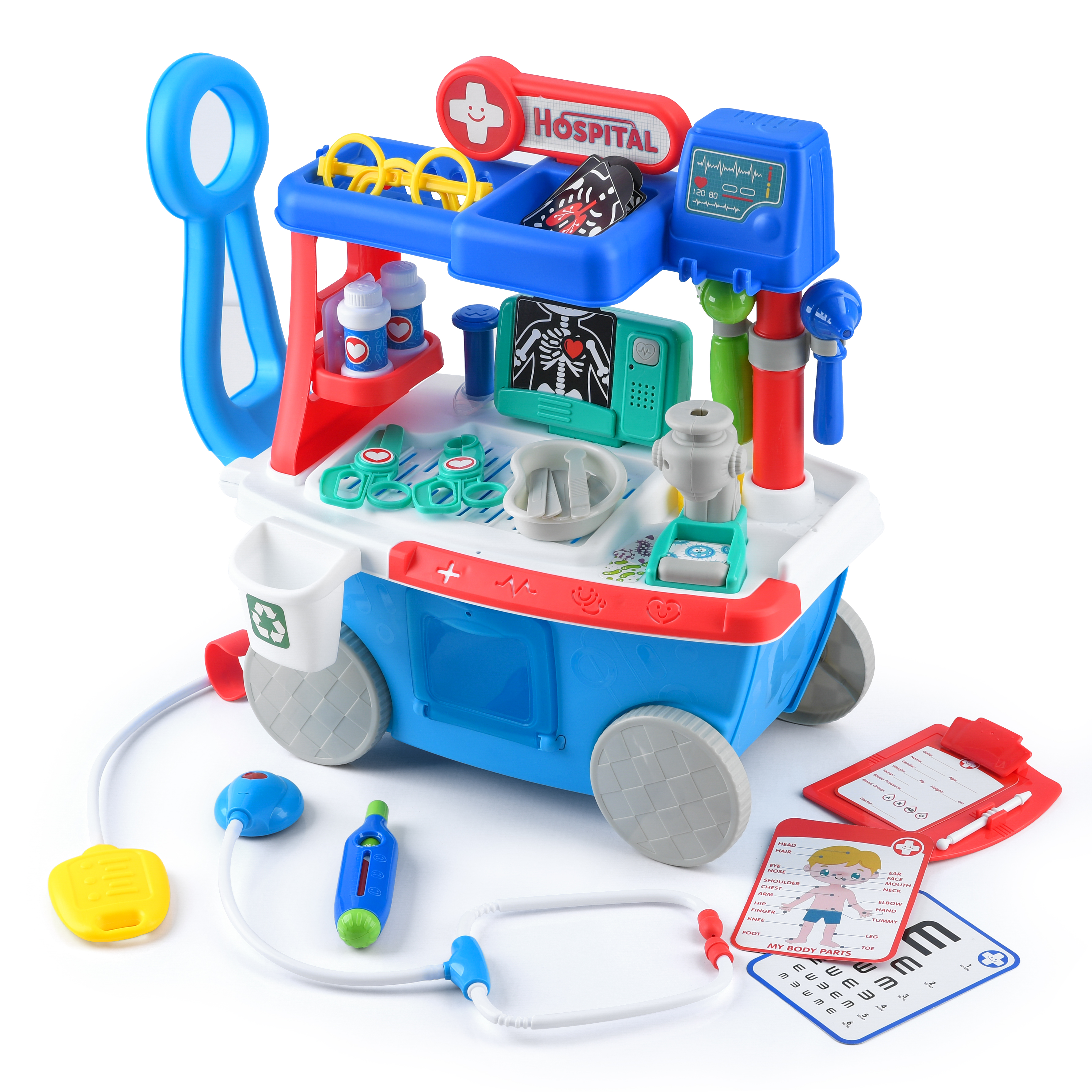 Kid Connection Doctor Cart Play Set, 34 Pieces photo 1