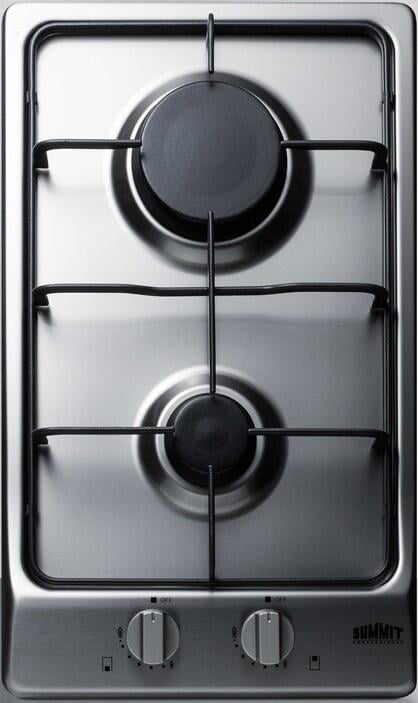two burner natural gas cooktop