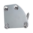 thumbnail image 6 of LeeQinersw Chrome Electric Guitar Neckplate Metal Neck Plate with Screws for Strat Tele, 6 of 7