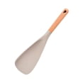 thumbnail image 4 of COM1950s Wooden Handle Silicone Spoon and Spatula Set,Nonstick Cookware Safe Utensils for Mixing,Flipping and Serving,2-Piece Kitchen Cooking Utensils with Ergonomic Grip,Easy To Clean, 4 of 4