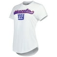 thumbnail image 5 of Women's Concepts Sport White/Charcoal New York Giants Sonata Top & Leggings Sleep Set, 5 of 7