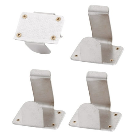 bargains tablecloth fastener 4pcs clamps cloth tone clips holder unique metal silver