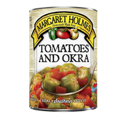 Margaret Holmes Canned Tomatoes and Okra, 14.5 oz, Can
