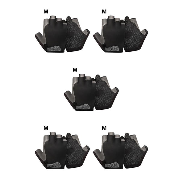 Eigraketly 1 par de guantes de ciclismo de Gel de silicona antideslizantes de medio dedo guantes antisudor para montar en bicicleta Road Mountain Bike Type2 NO2 Eigraketly CBP116091
