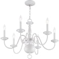 thumbnail image 5 of 6 Light White Chandelier with Steel base material, 5 of 5