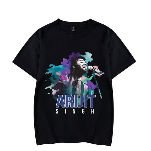 Arijit Singh Merch T-Shirt Summer Women/Men Unisex Short Sleeve Tshirt Hiphop Fashion Streetwear