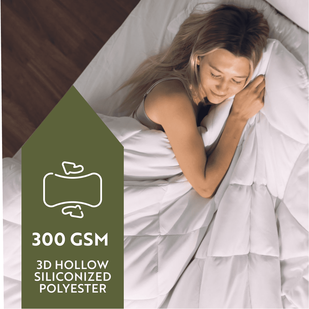 Home Essentials Down Alternative Fluffy White Comforter & Duvet, King