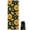 Black Green Leaf, variant on White Sunflower Leaf Seed Pattern Hot Yoga Mat Towel Non Slip for Hot Yoga - Quick-Drying Yoga Mat Cover with 4 Corner Pockets with Travel Bag - Hot Yoga Towel Non Slip 70"x26"