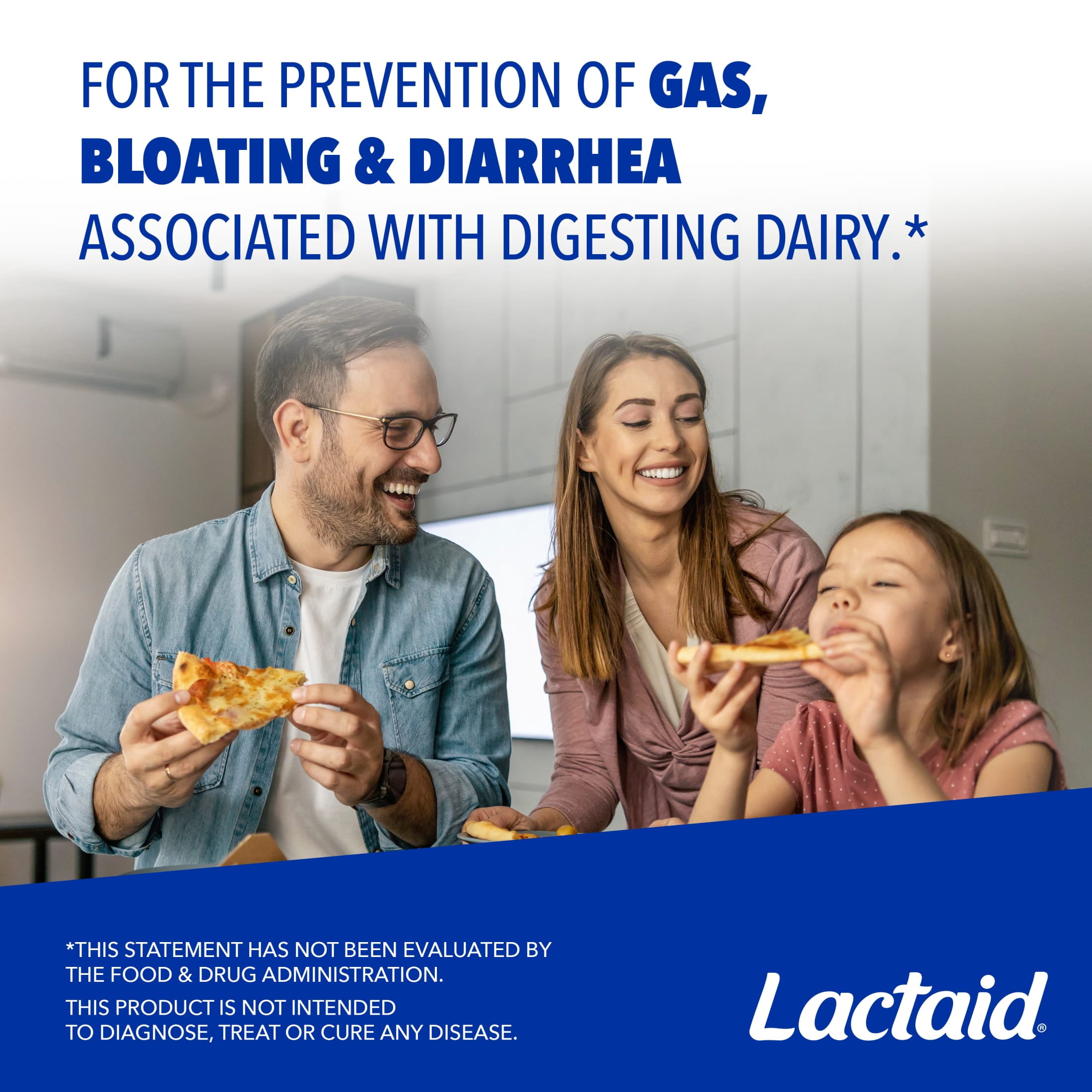 Lactaid Fast Act Chewables, Pills for Lactose Intolerance, Vanilla
