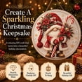 thumbnail image 3 of Christmas Gnome Diamond Art Ornament Kit | Luxury Flocked Canvas with Scratch-Resistant Non-Fading Pearl Beads DIY Handmade Holiday Hanging Decor, 3 of 9