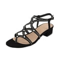thumbnail image 1 of Sandalia Dama Negro Mundo Terra 020200, 1 of 3