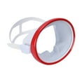 thumbnail image 2 of Máscara de buceo de lente única, máscara de snorkel a prueba de fugas de marco grande, gafas de natación de gafas de béisbol para la pesca submarina Rojo, 2 of 8