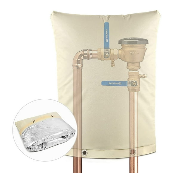 Iumwxz Smart Home Appliances Outdoor Faucet Cover for Winter Freezing Protection Winter Faucet Insulation Cover,Reusable Outdoor Yard Spigot Cover Antifreeze Long Water Insulated Beige Oxford Cloth