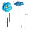 thumbnail image 4 of Attract Wild Nature Your Courtyard with Floral Bird Feeder, Vintage Iron Waterer | Ground Mounted Ornament (25.6x9.4 Inch Iron) for Outdoor Garden Wildlife Observation, 4 of 5
