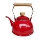 thumbnail image 1 of Tetera de esmalte, tetera china de 1,4 l, cafetera de porcelana con agarre cómodo. Rojo, 1 of 9