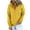 Yellow, variant on LEAVINGSUO Womens Tops Womens Fashion Womens Plus Size Fall Winter Women's Hooded Solid Color Long-sleeved Sweatshirt Casual Blouse Pullover Tops Navy L